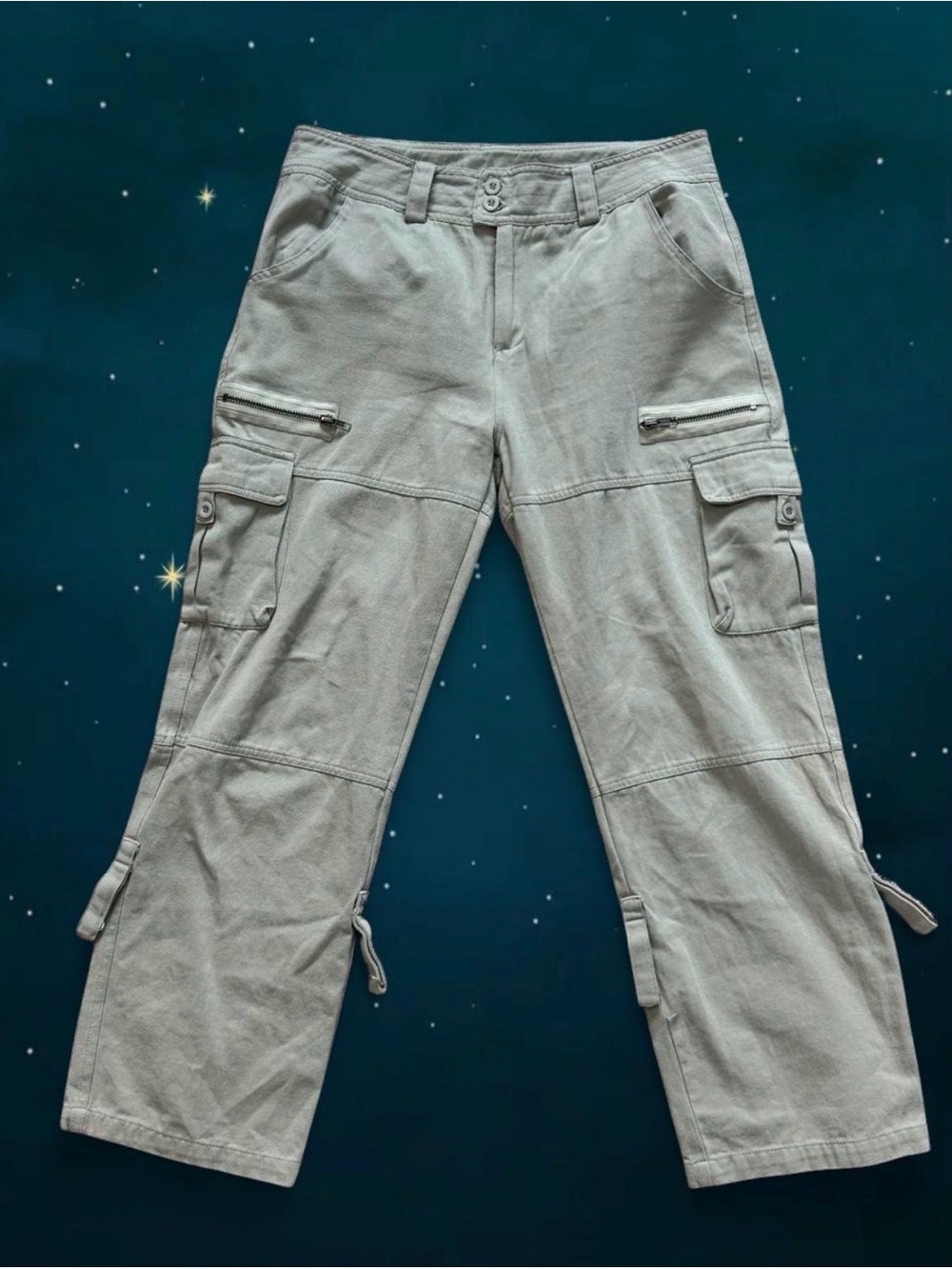 Y2K Cargo Pants Lightweight Gorp Utility Streetwear size M